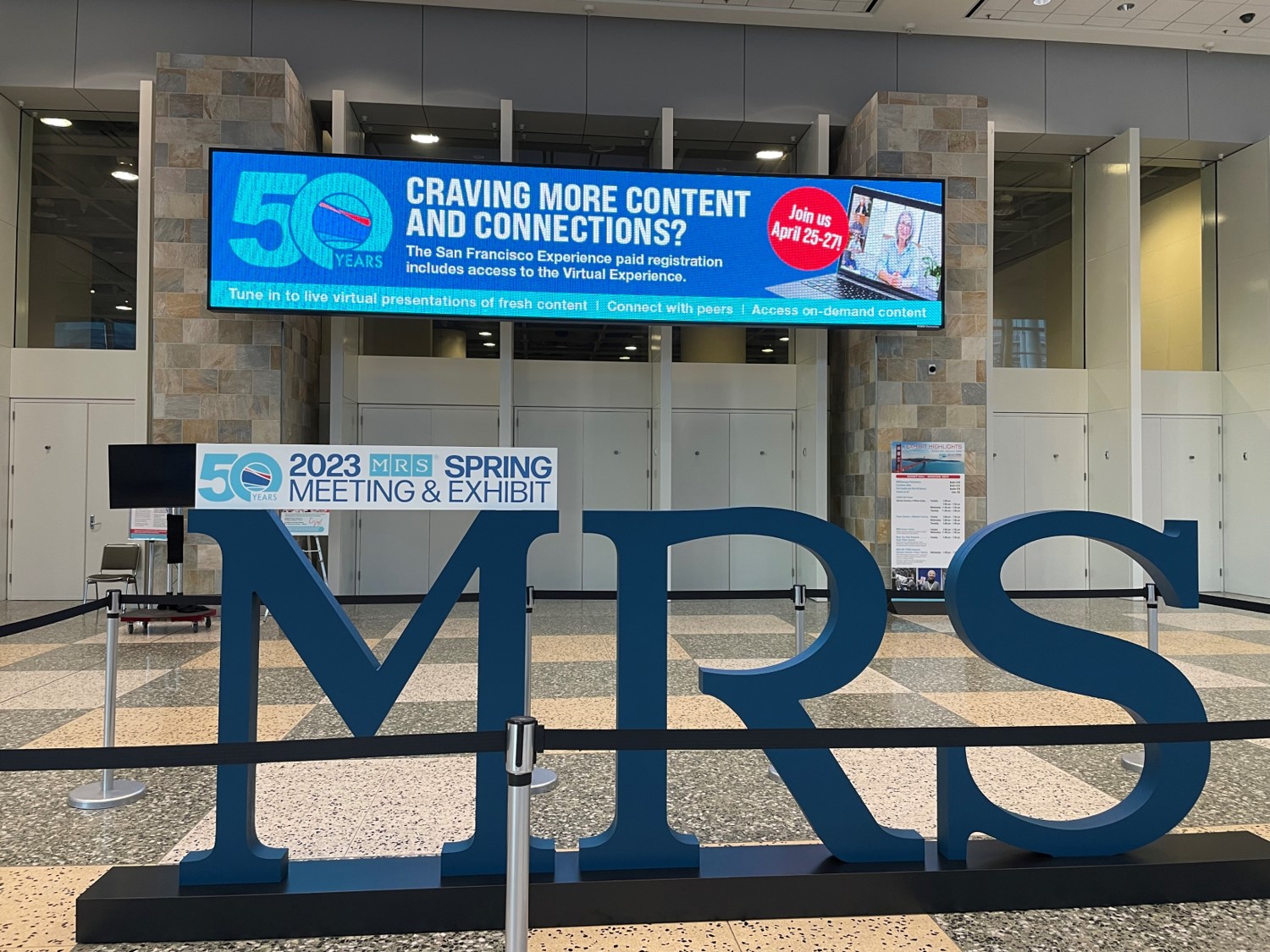 Dr. Choi at the 2023 MRS Spring meeting